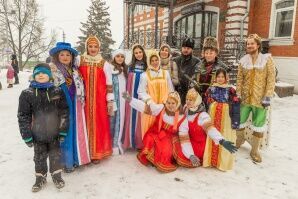 Рождественские гуляния на приходе Троицкого храма. 2021 год.