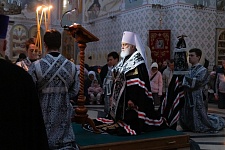 Великое повечерие с чтением Великого покаянного канона преподобного Андрея Критского