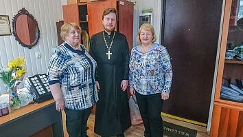 Сотрудники Троицкого храма посетили Коломенское отделение Общества Слепых