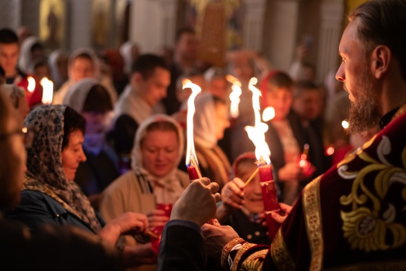 Праздничное богослужение Светлого Христова Воскресения