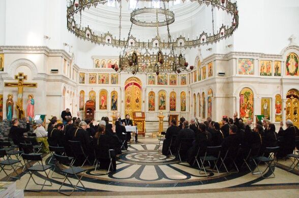 Собрание духовенства в Троицком храме