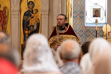 Божественная Литургия в воскресенье, на неделе шестой по Пасхе, о слепом