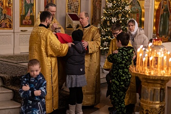 Божественная Литургия в воскресенье, на неделе двадцать девятой по Пятидесятнице