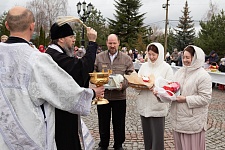 Освящение пасхальной снеди