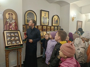 Экскурсия в Троицкий храм учащихся школы № 30 имени Б.В. Бирюкова