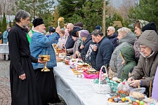 Освящение пасхальной снеди