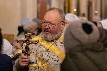 Божественная литургия в воскресенье, на неделе 25-й по Пятидесятнице