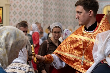 Божественная Литургия в воскресенье, на неделе шестой по Пасхе, о слепом