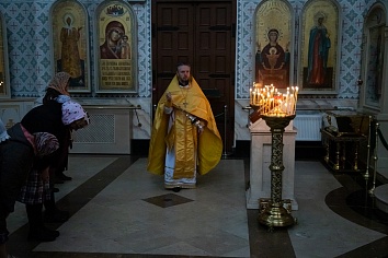 Божественная Литургия в воскресенье, на неделе восемнадцатой по Пятидесятнице