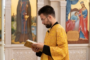 Воскресное богослужение на неделе 6-й по Пятидесятнице, мироносицы равноап. Марии Магдалины