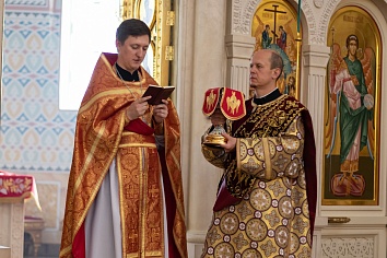 Воскресное богослужение на неделе 5-й по Пасхе, о самаряныне