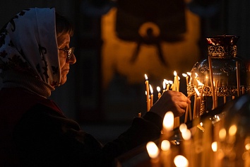 Божественная литургия в воскресенье, на неделе 18-й по Пятидесятнице