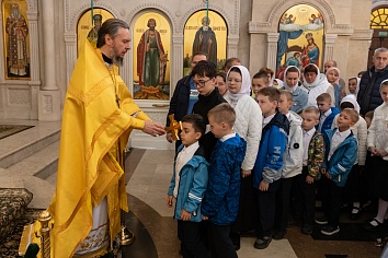 Божественная Литургия в воскресенье, на неделе четырнадцатой по Пятидесятнице