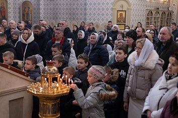 Божественная литургия 23 февраля, в воскресенье, на неделе мясопустной, о Страшном Суде