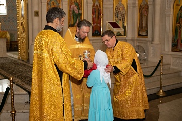 Воскресное богослужение на неделе 7-й по Пятидесятнице, мч. Каллиника