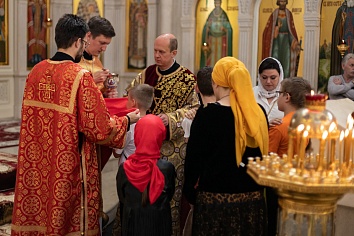 Воскресное богослужение на неделе 5-й по Пасхе, о самаряныне