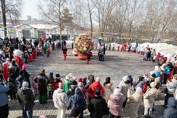 Масленичные гуляние на приходе Троицкого храма г. Коломны (Щурово)