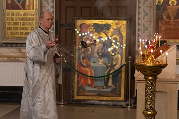 Всенощное бдение в канун праздника Крещения Господня