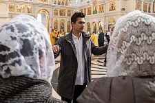 Божественная литургия в воскресенье, на неделе 16-й по Пятидесятнице