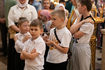 Воскресное богослужение на неделе 5-й по Пасхе, о самаряныне