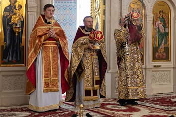 Воскресное богослужение на неделе 5-й по Пасхе, о самаряныне