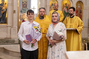 Вручение аттестатов выпускникам гимназии