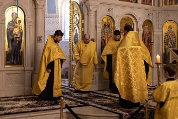 Великая вечерня с чином прощения 