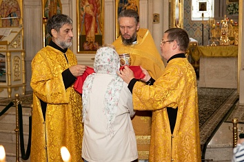 Воскресное богослужение на неделе 7-й по Пятидесятнице, мч. Каллиника