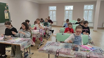 Занятия в Воскресной школе в первое воскресенье после Пасхи