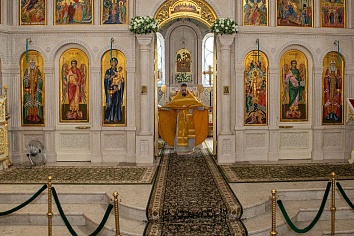 Воскресное богослужение на неделе 5-й по Пятидесятнице, памяти святых отцов шести Вселенских соборов