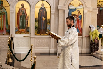 Воскресное богослужение на неделе 9-й по Пятидесятнице, в попразднство Преображения Господня