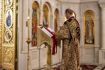 Воскресное богослужение на неделе 5-й по Пасхе, о самаряныне