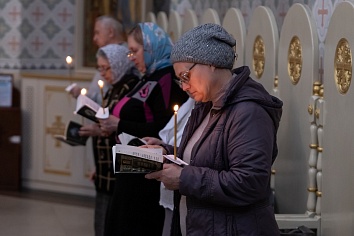 Утреня с чтением Великого канона преподобного Андрея Критского и жития преподобной Марии Египетской