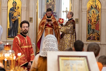 Воскресное богослужение на неделе 5-й по Пасхе, о самаряныне