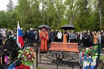 Памятный митинг в Мемориальном комплексе на Старом кладбище