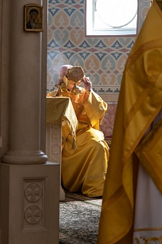 Божественная Литургия в воскресенье, на неделе четырнадцатой по Пятидесятнице