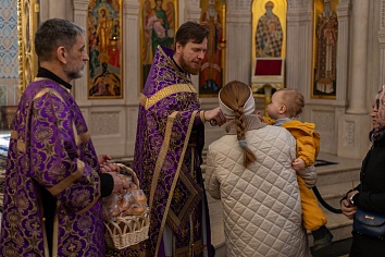 Божественная литургия в субботу, 22 марта, в день памяти 40 Севастийских мучеников