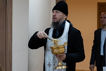 Традиционное освящение учреждений на приходе