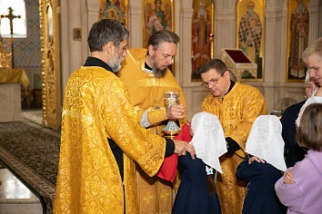 Воскресное богослужение на неделе 7-й по Пятидесятнице, мч. Каллиника