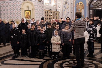 Божественная литургия в воскресенье, на неделе 27-й по Пятидесятнице