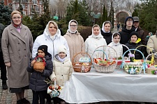 Освящение пасхальной снеди