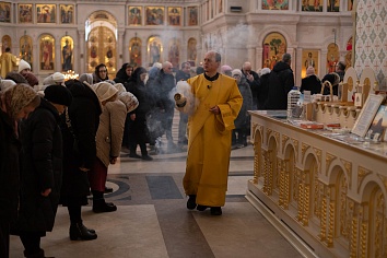 Божественная литургия 23 февраля, в воскресенье, на неделе мясопустной, о Страшном Суде