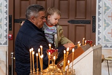 Божественная литургия в воскресенье, на неделе 16-й по Пятидесятнице