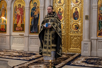 Литургия Преждеосвященных Даров и чтение канона мученику Феодору