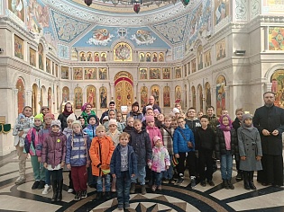 Экскурсия в Троицкий храм учащихся школы № 30 имени Б.В. Бирюкова