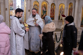 Божественная Литургия в воскресенье, на неделе тридцать третьей по Пятидесятнице, по Богоявлению