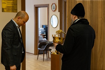 Традиционное освящение учреждений на приходе