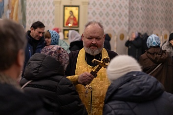 Божественная Литургия в воскресенье, на неделе тридцать первой по Пятидесятнице, по Рождестве Христовом