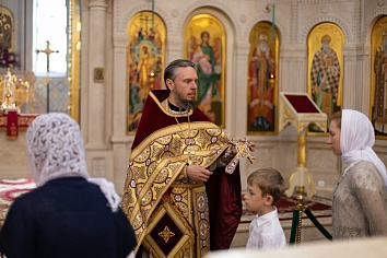 Воскресное богослужение на неделе 5-й по Пасхе, о самаряныне