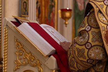 Божественная Литургия в воскресенье, на неделе шестой по Пасхе, о слепом